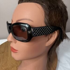 Vintage Chanel 5099 C.501/87 Vintage Sunglasses black frame size 56 15 135